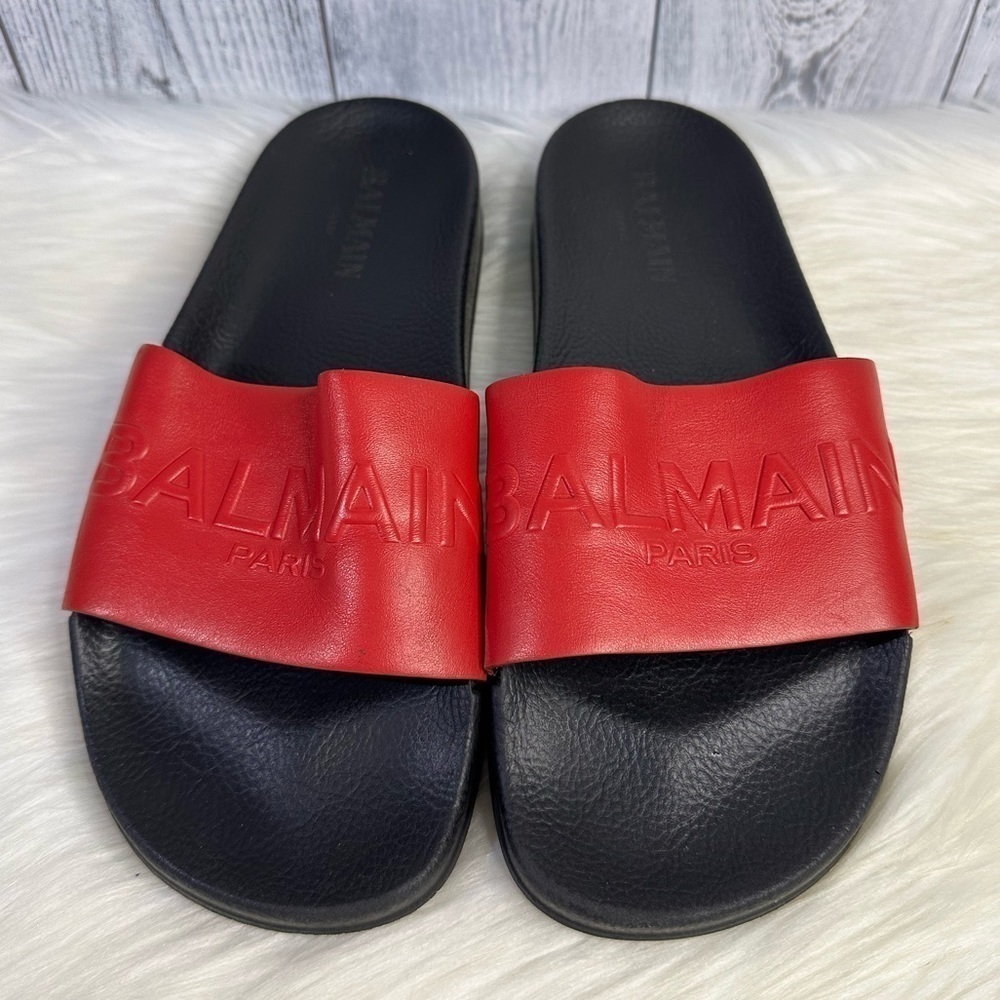 BALMAIN paris calypso one band pool slides